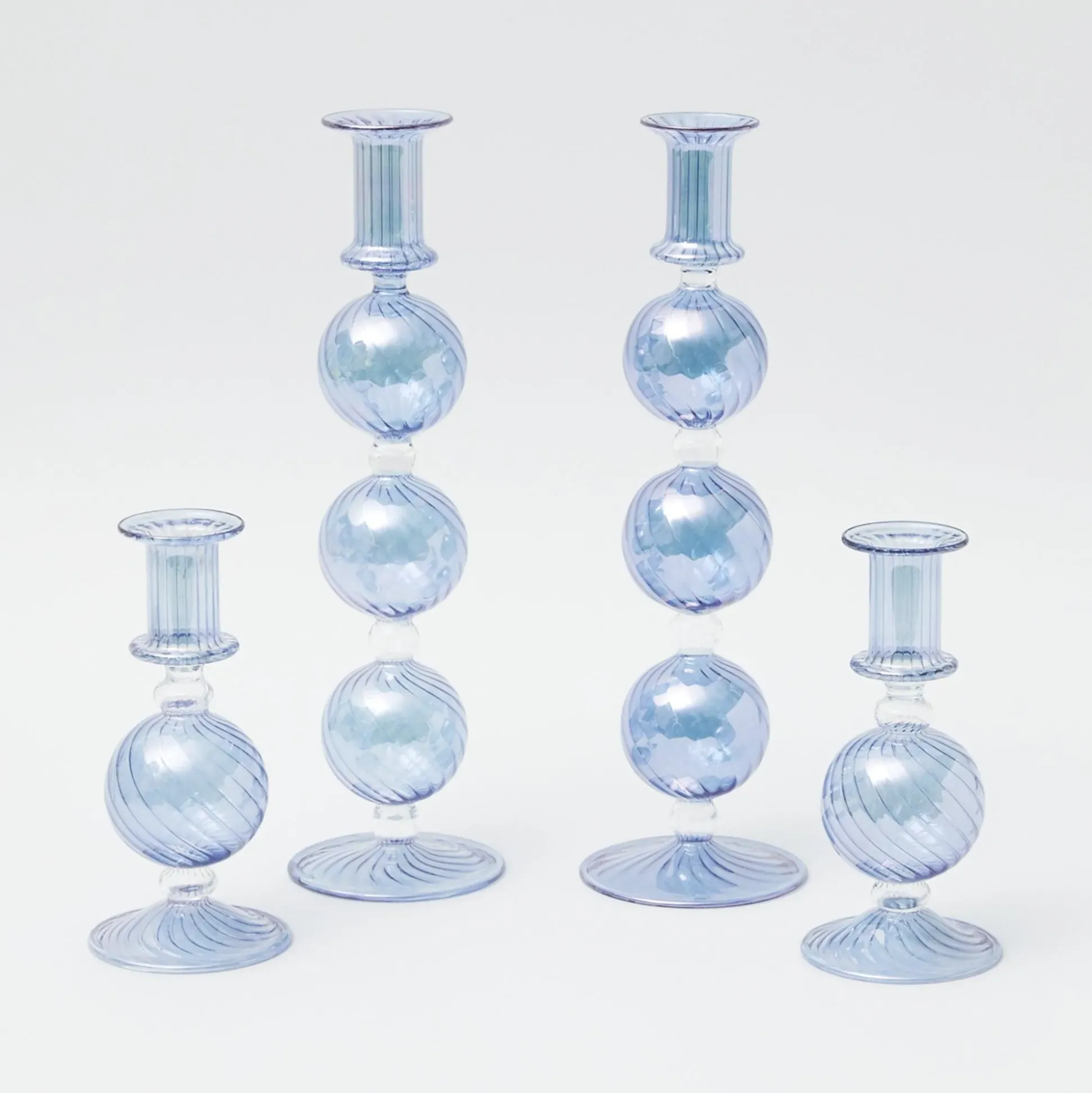 Camille Azure Candle Set (Blue)