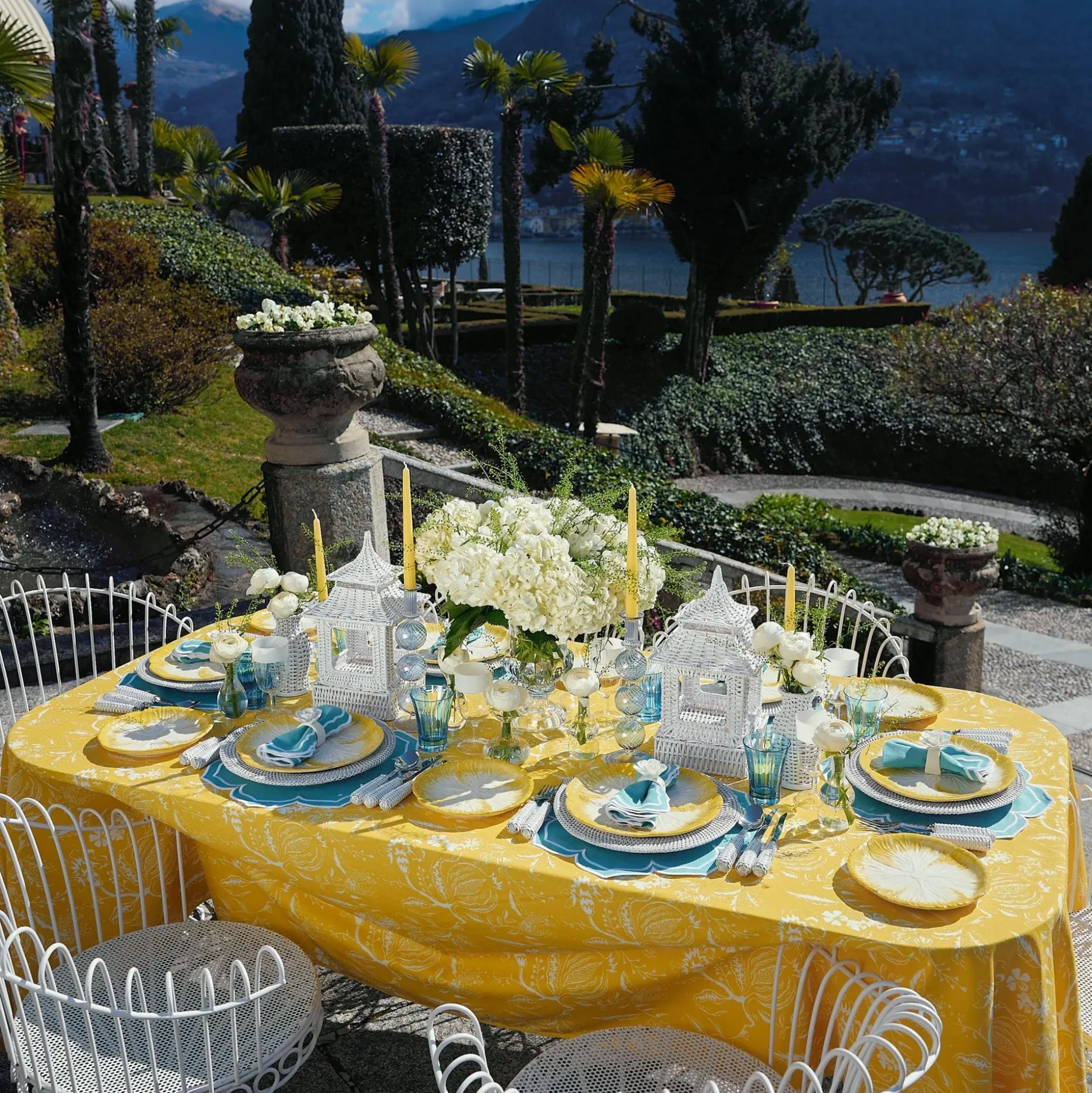 Camille Azure Candle Set (Yellow)