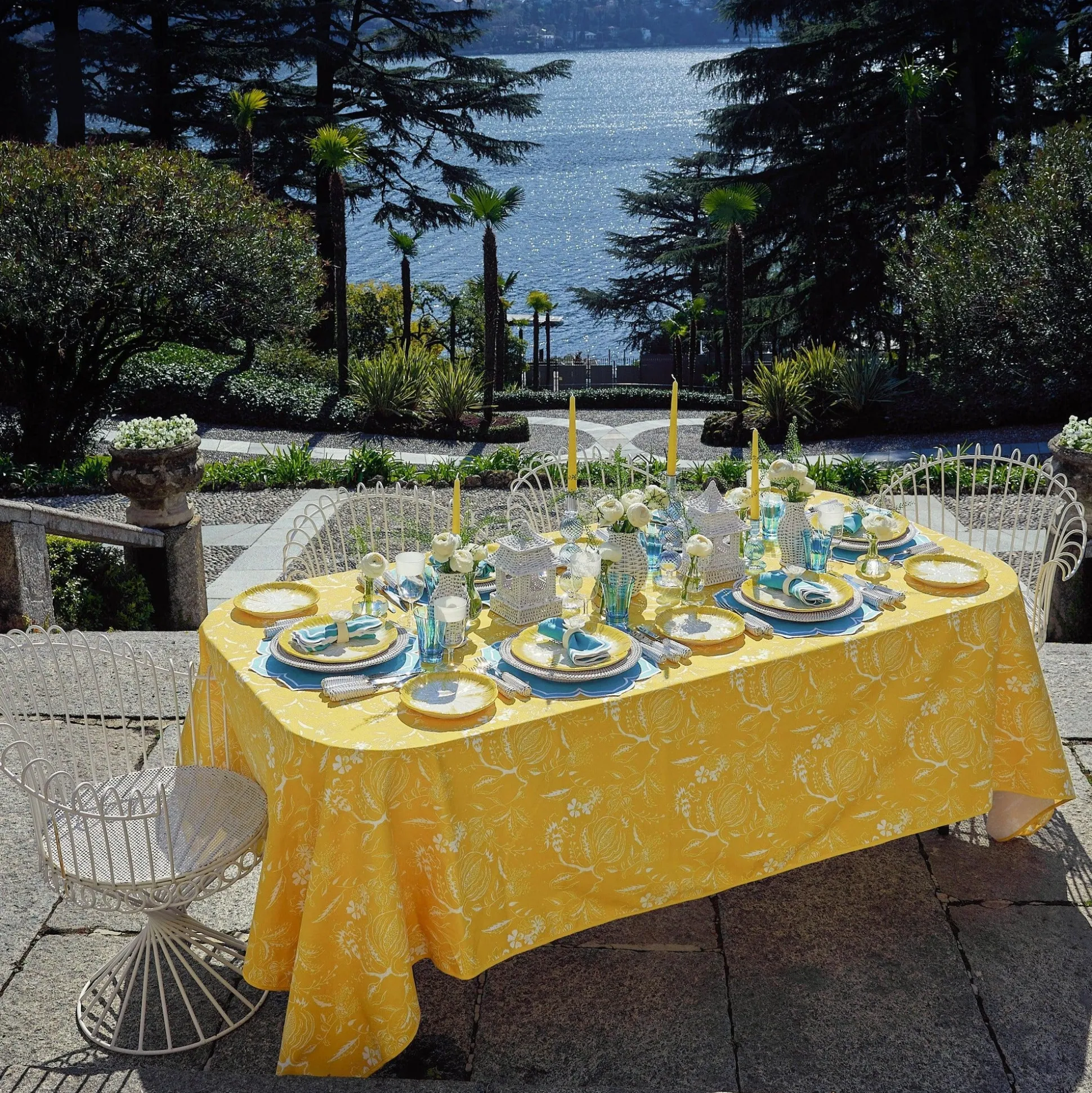 Camille Azure Candle Set (Yellow)