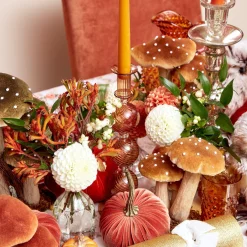 Camille Chestnut Candle Holders (Pair)