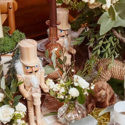 Camille Chestnut Candle Holders (Pair)