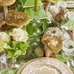 Camille Olive Candle Holder Set