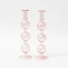 Camille Peony Candle Holder (Pair)