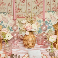 Camille Peony Candle Holder (Pair)