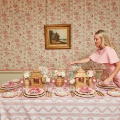 Camille Peony Candle Holder (Pair)