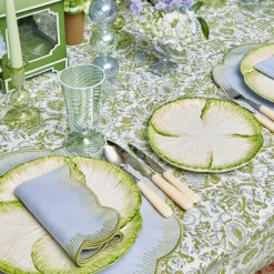 Capri Lettuce Dinner & Starter Plate (Set Of 8)