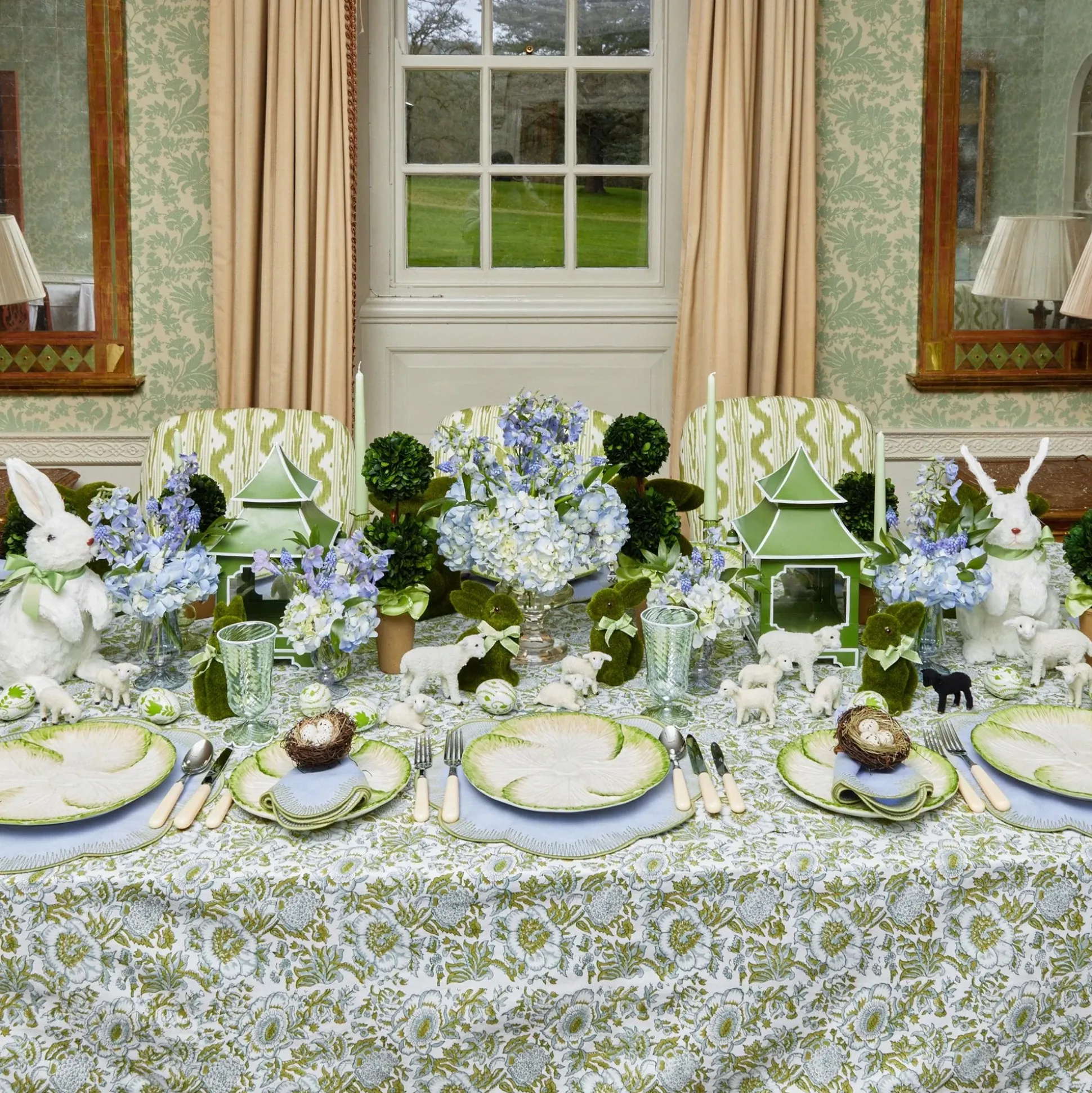 Capri Lettuce Dinner & Starter Plate (Set Of 8)