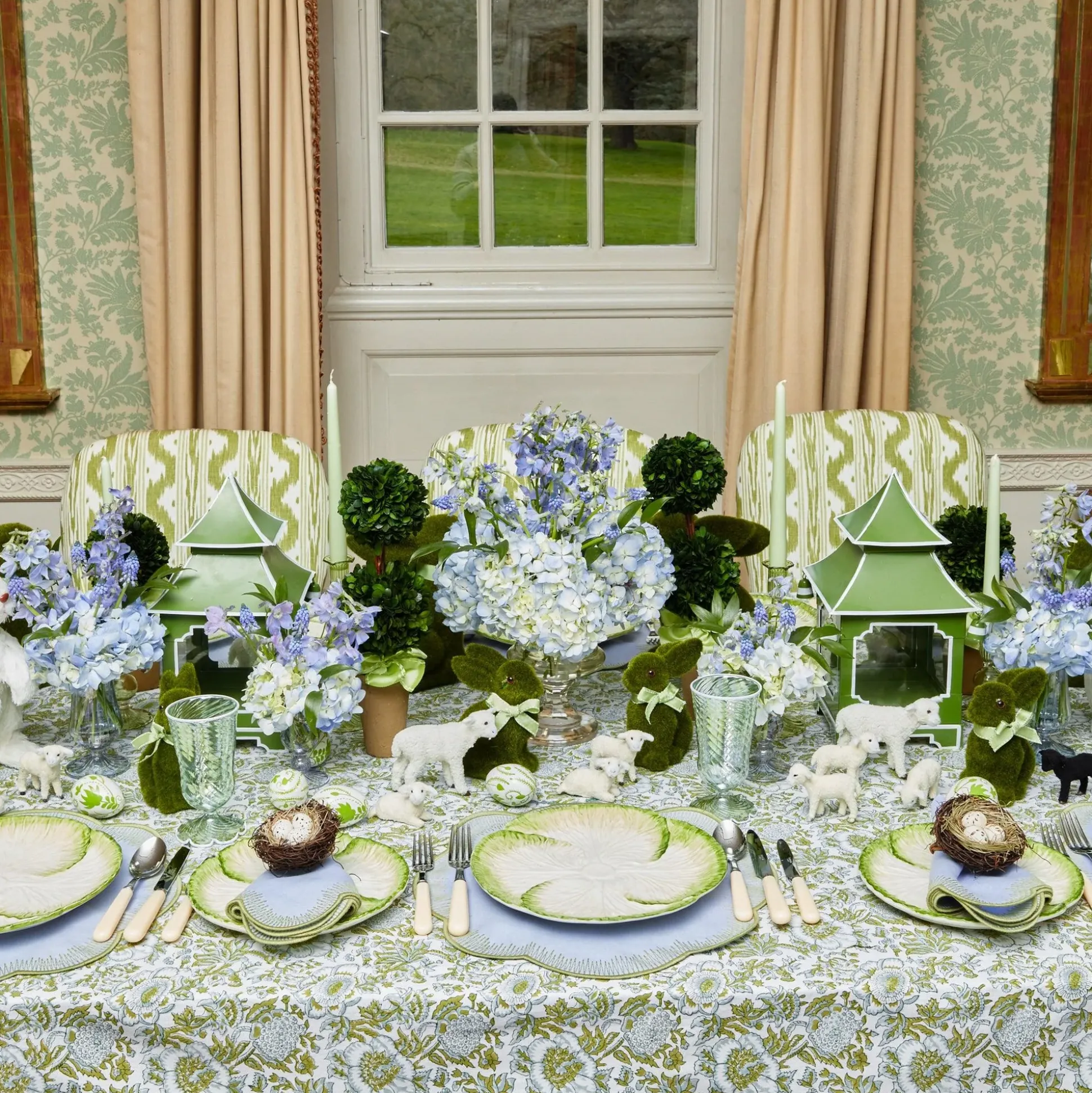 Capri Lettuce Dinner & Starter Plate (Set Of 8)