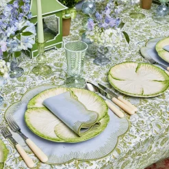 Capri Lettuce Dinner & Starter Plate (Set Of 8)