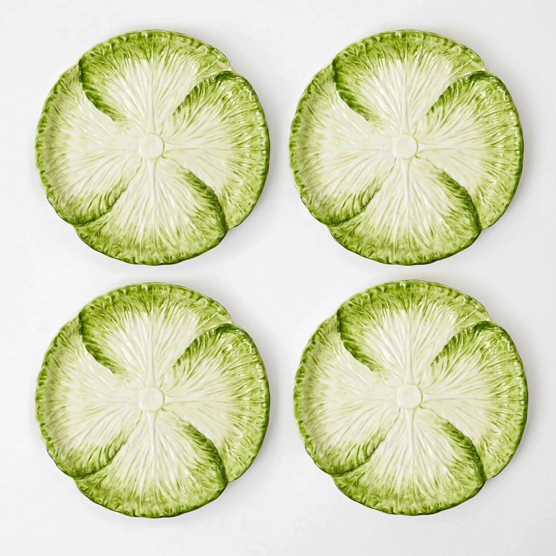 Capri Lettuce Starter Plate (Set Of 4)