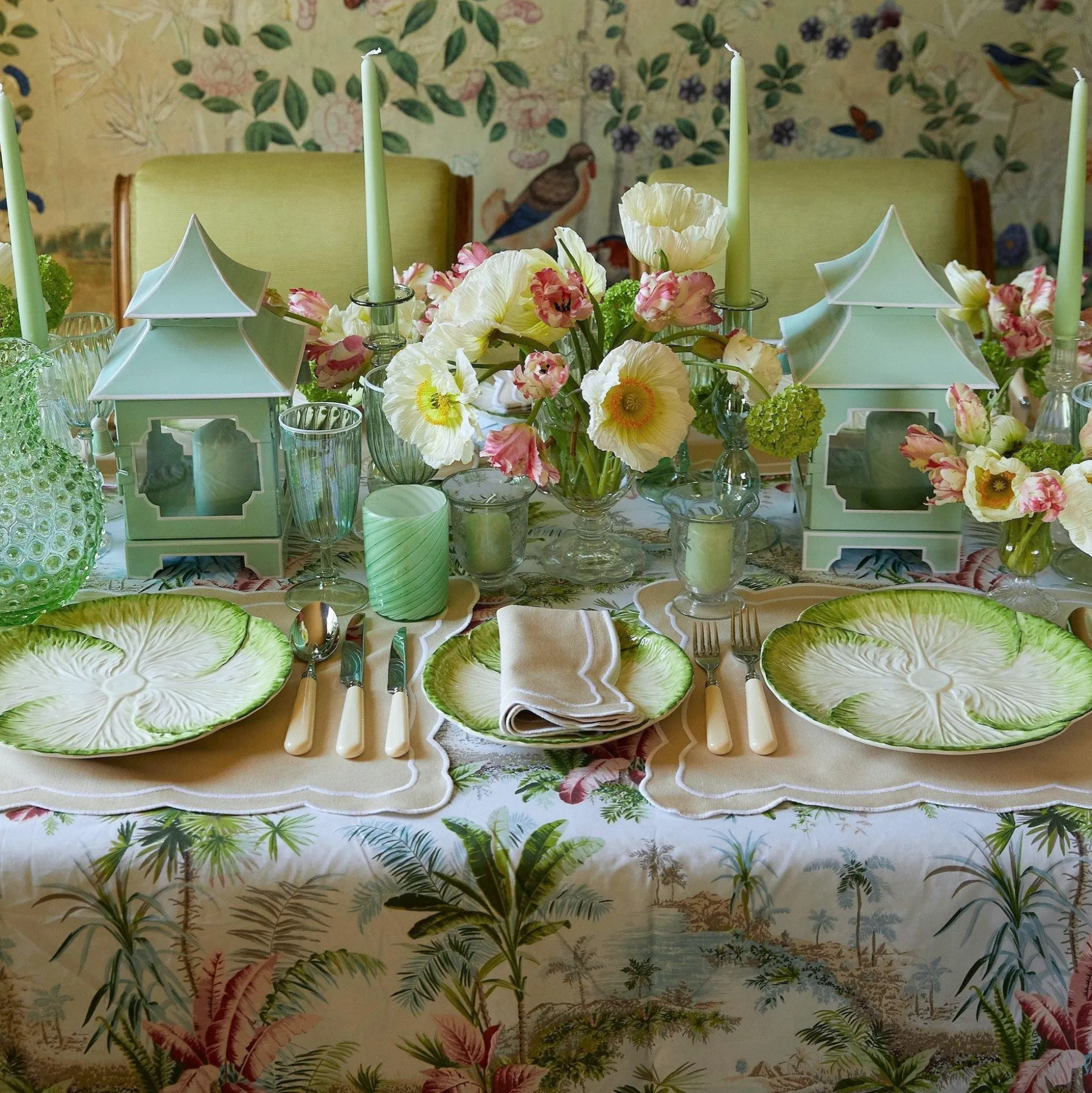 Capri Lettuce Starter Plate (Set Of 4)