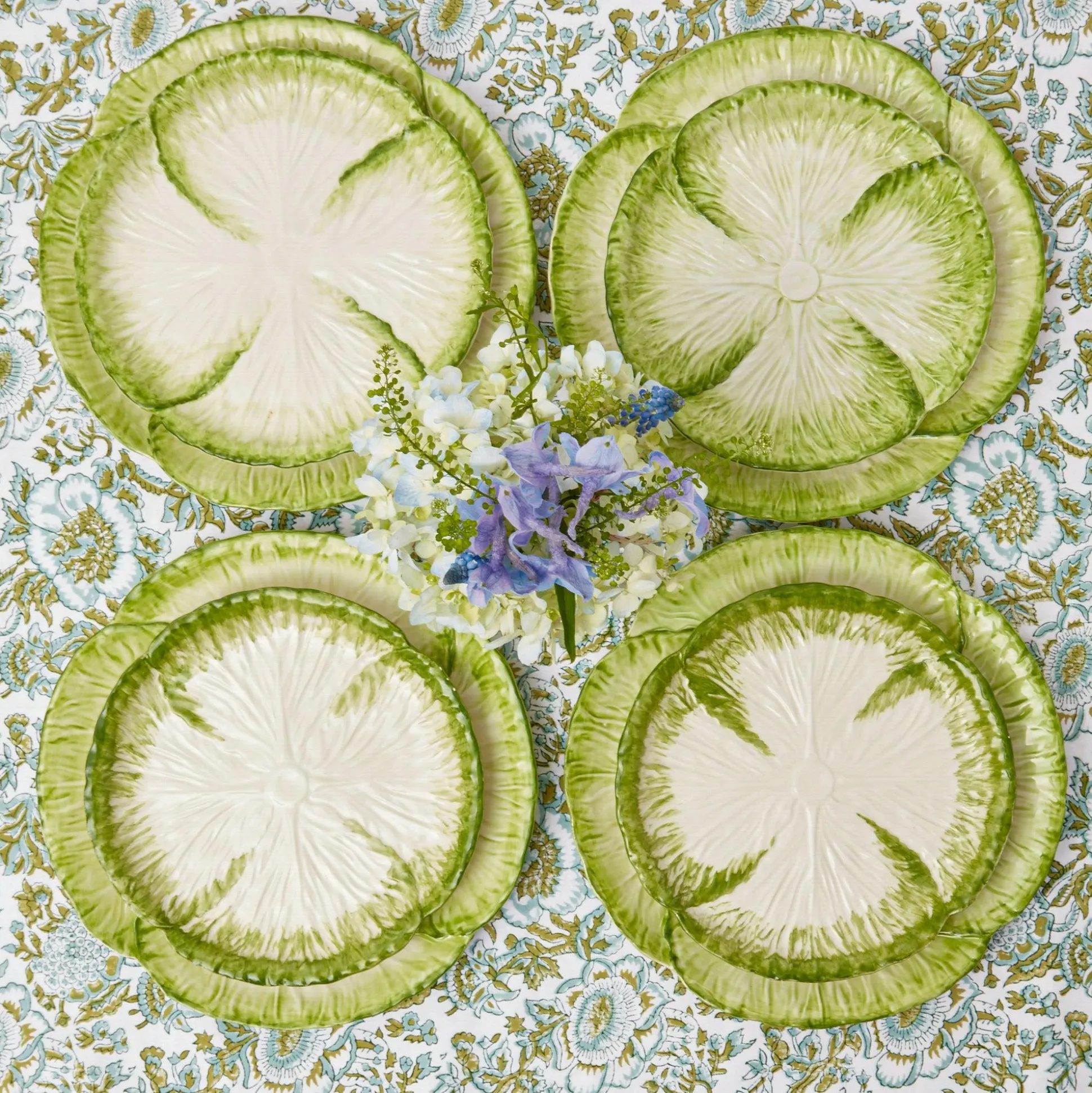Capri Lettuce Starter Plate (Set Of 4)
