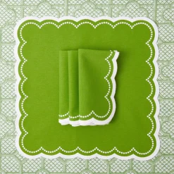 Cecily Green Napkins (Set Of 4)