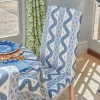 Charlotte Blue Ikat Dining Chair