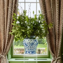 Chestnut Brown Leopard Fabric