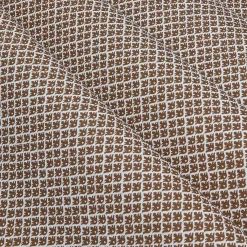 Chestnut Brown Lotus Flower Fabric