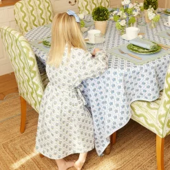 Children's Blue Bouquet Dressing Gown