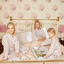 Children's Pink Bouquet Dressing Gown