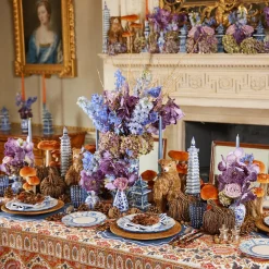 Chocolate Velvet Mini Bows (Set Of 4)