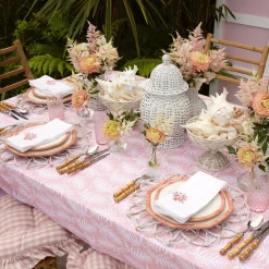 Coral Linen Napkins (Set Of 4)