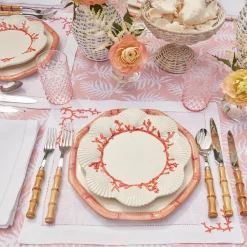 Coral Linen Placemats (Set Of 4)