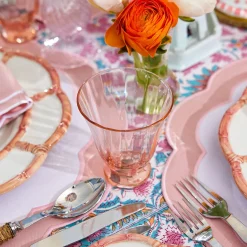 Coral Tulip Water Glass (Set Of 4)