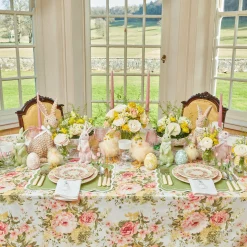 Dahlia Garland Dinner & Starter Plates (Set Of 8)