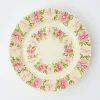 Dahlia Garland Dinner Plate