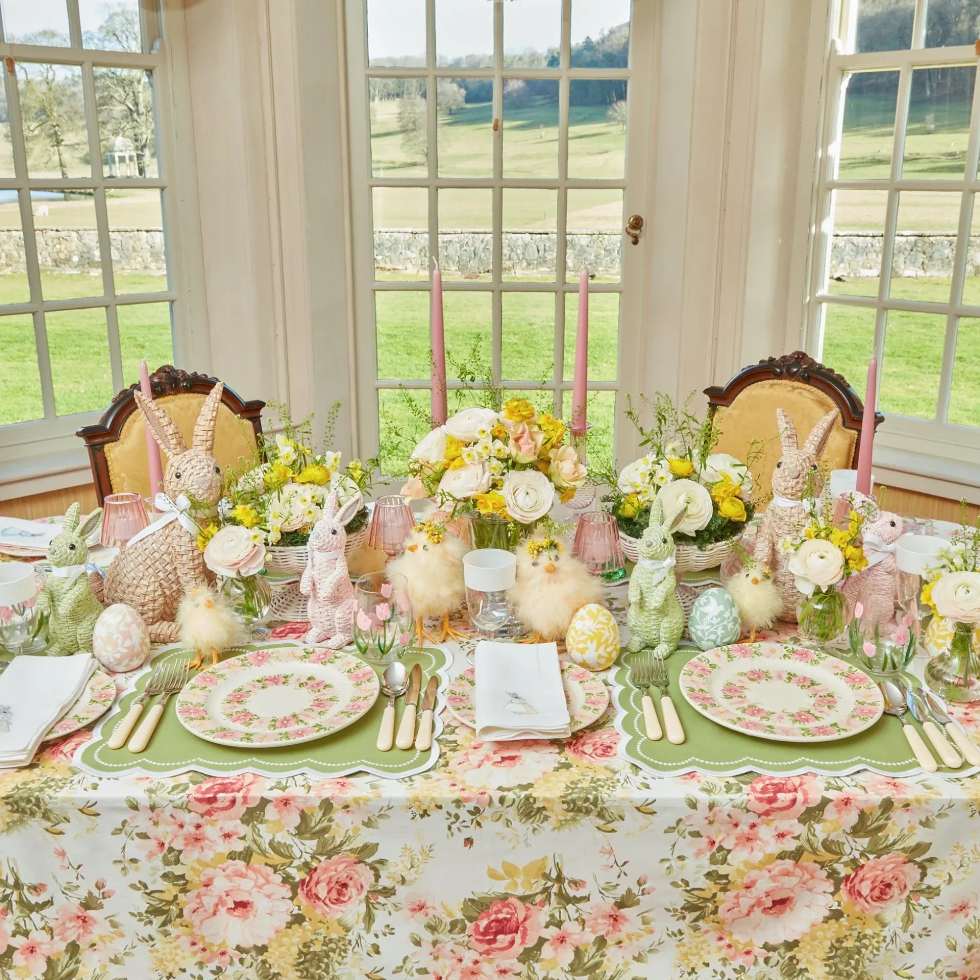 Dahlia Garland Dinner Plate (Set Of 4)