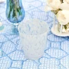 Dappled White Glasses & Jug Set