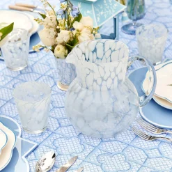 Dappled White Water Glasses (Set Of 4)