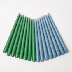Dusty Green Candles (Set Of 8)