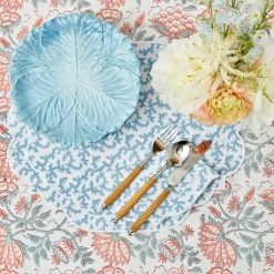 Edie Blue Coral Placemats (Set Of 4)
