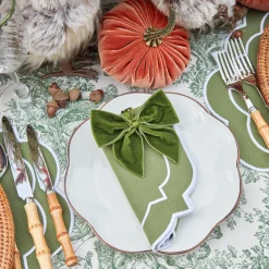 Edie Moss Green Napkins (Set Of 4)