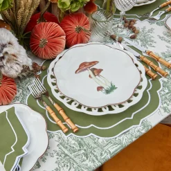 Edie Moss Green Napkins (Set Of 4)