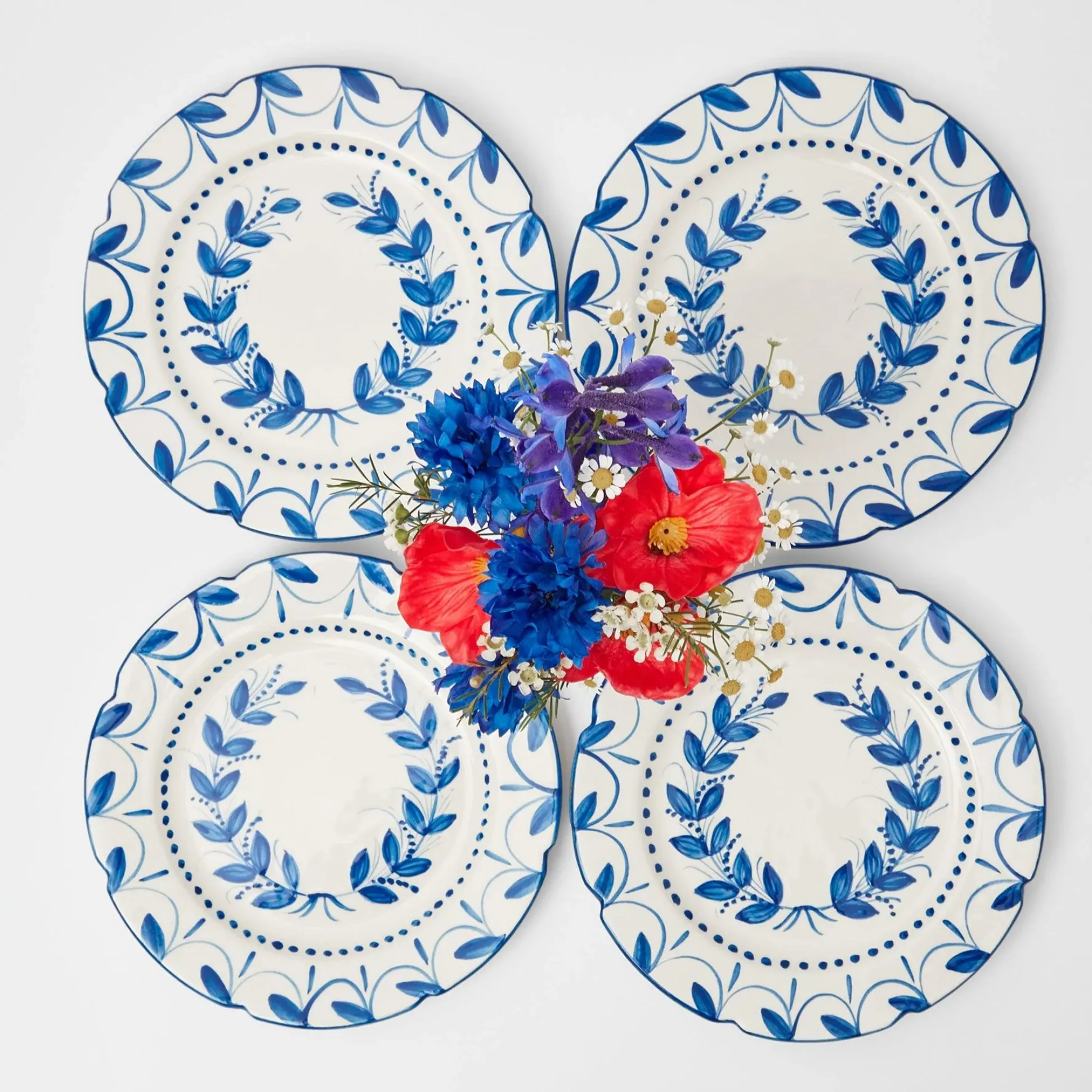 Elizabeth Garland Starter Plates (Set Of 4)