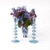 Elodie Blue Candle Holders (Pair)