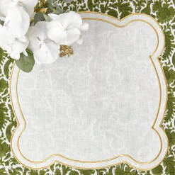 Eloise Gold Napkins (Set Of 4)