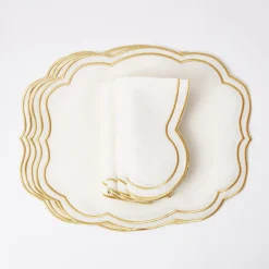 Eloise Gold Napkins (Set Of 4)