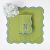 Eloise Green And Blue Napkins (Set Of 4)