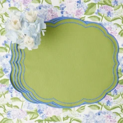 Eloise Green And Blue Placemats (Set Of 4)
