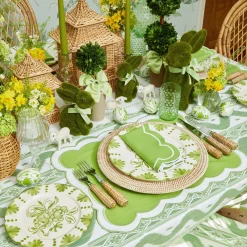 Emerald Hobnail Glasses & Jug Set