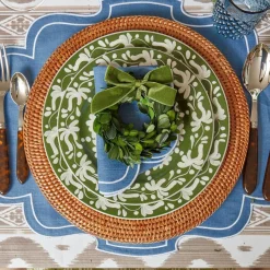 Eve Blue Linen Napkins (Set Of 4)