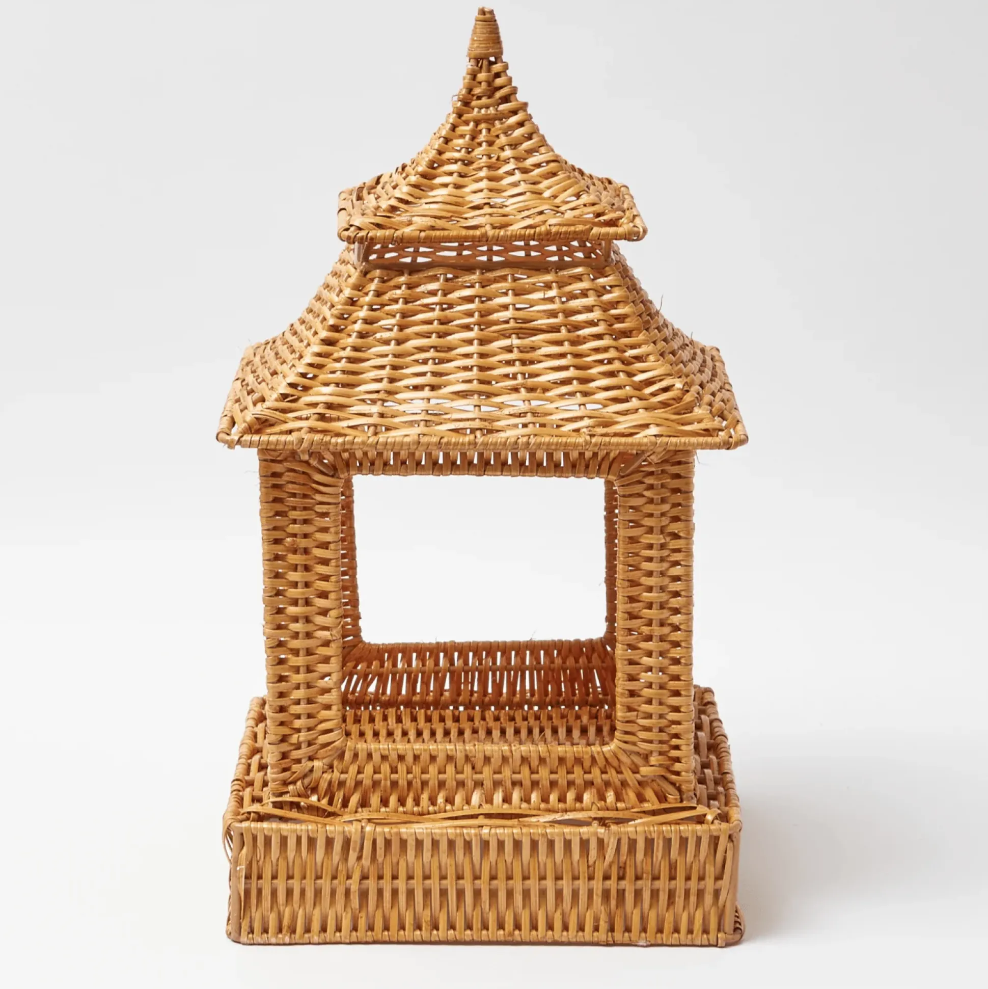Extra Large Natural Rattan Pagoda Lantern