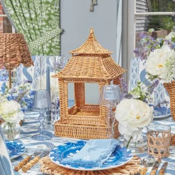 Extra Large Natural Rattan Pagoda Lantern