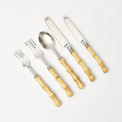Faux Bamboo Cutlery (5 Piece)