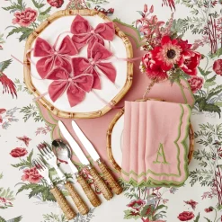 Fleur Pink Placemats & Napkins (Set Of 4)