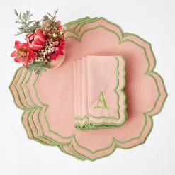 Fleur Pink Placemats (Set Of 4)