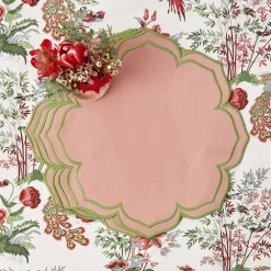 Fleur Pink Placemats (Set Of 4)
