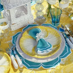 Fleur Turquoise Placemats (Set Of 4)